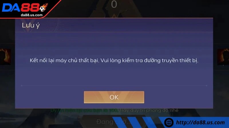 Tại sao đăng ký Da88 bị lỗi?